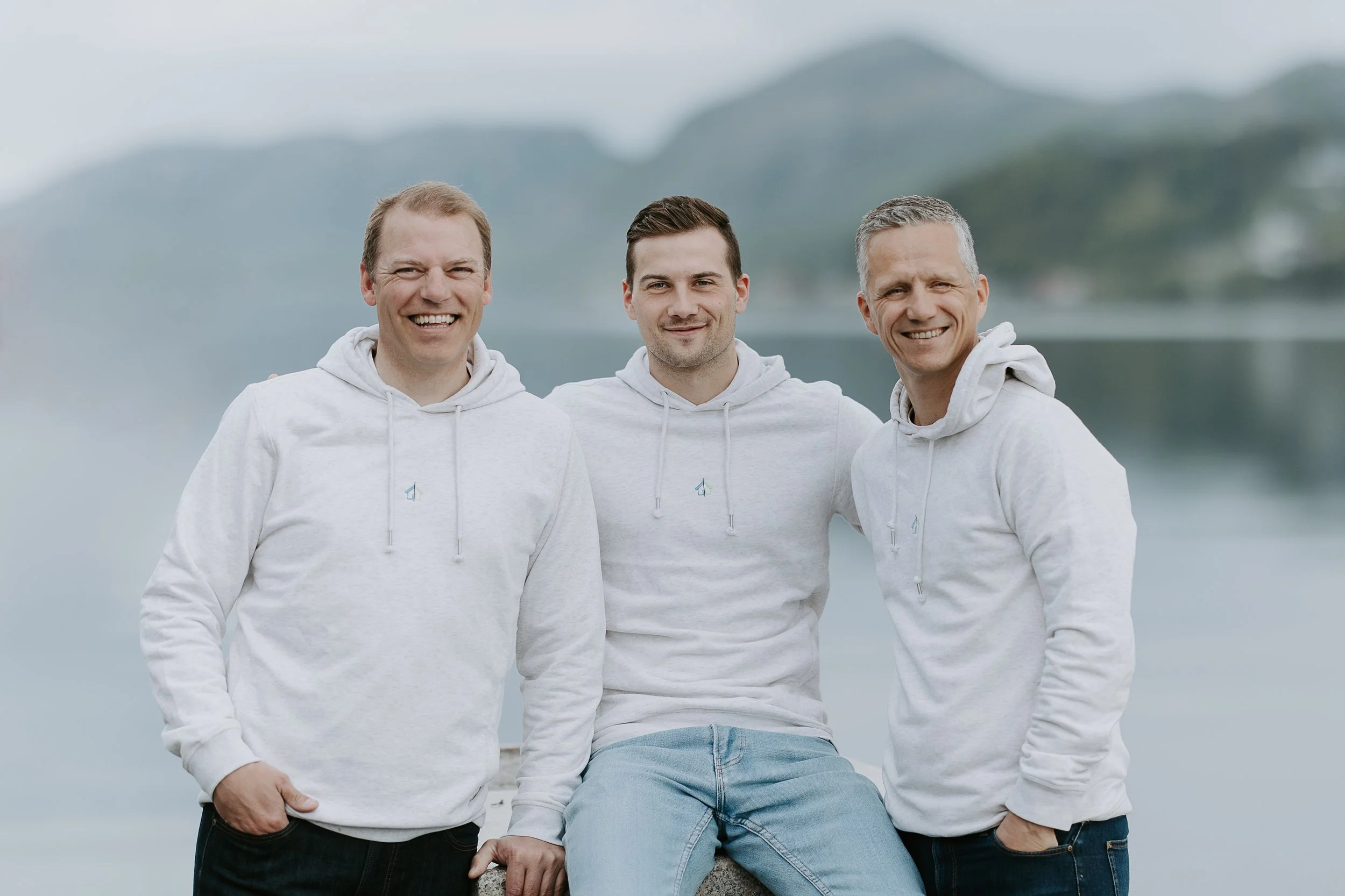  Teamet i Coo Deleie. F.v Odd Egil Flokketveit, Eirik Berge og Lars Christian Blåsternes (Foto: Line Owren Fortografi) 